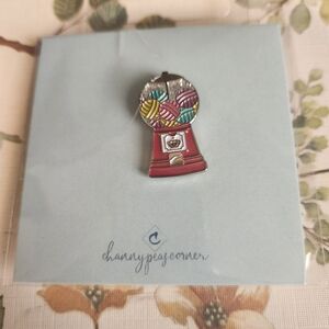 Colorful Gumball Machine "Balls Of Yarn" Enamel Pin